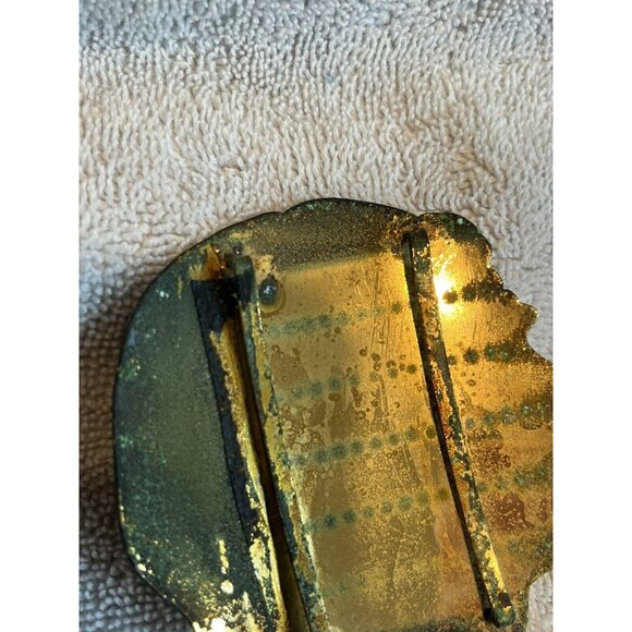 Rare 1970s Chanel Gold Colored LADYS HEAD W/ Pearl Belt Buckle (Poor Shape) - Picture 10 of 16